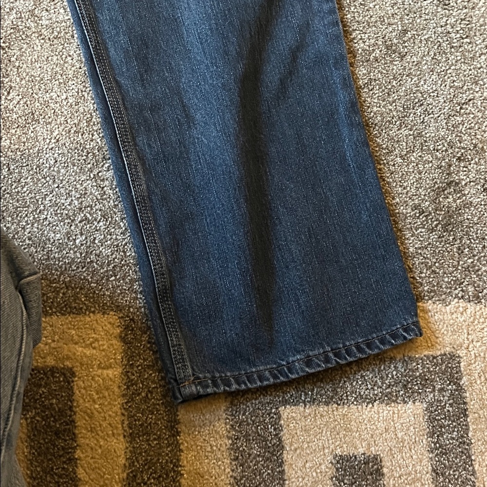 Carhartt Men's Dark Blue Relaxed Jeans - Picture 3 of 4